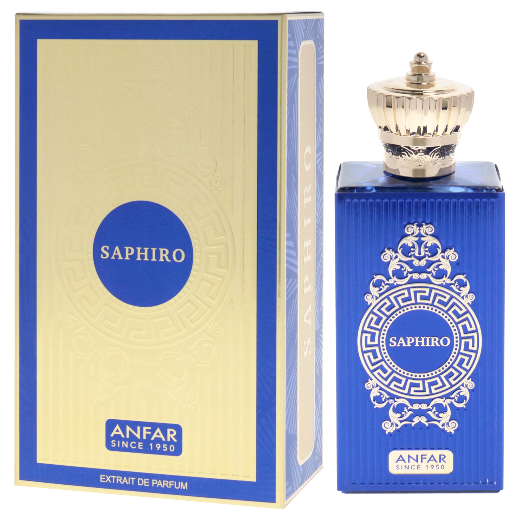 Amazon.com : Anfar Saphiro for Men - 2.04 oz Extrait De Parfum